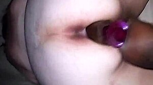 BBW Amateur Takes Big Dildo and Gets Fucked Hard