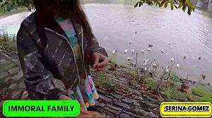 dean and dans double pussy pounding of petite 18+ serina gomez in prague