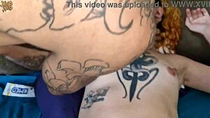 Hot Tattooed Babe with Big Black Cock