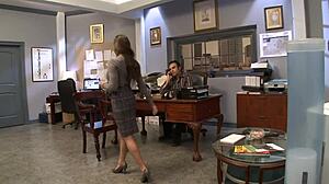 Hey, Can You Resist This Hot Milf Secretary Getting Nailed on Desk?