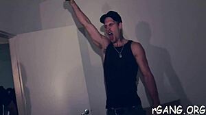 girl and boy in rough irrumation