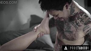 Teen 18+ Kendra Spade gives virgin ass to stepbrother.