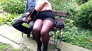 Sexy Mother In Law Needs My Sperm Natural Tits Public Fat Belly Dirty Cum Covered Handjob Mature