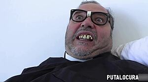 Wow, Quetzal swallows every drop from Father Damian!