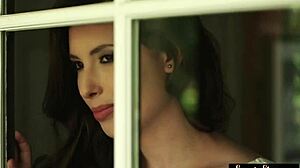 Classy teen babe gets banged hard after teasing sensual foreplay