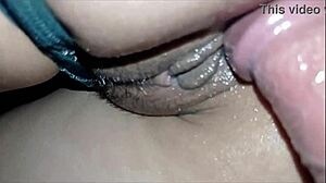 Horny teen stepdaughter seduces father-in-law for wet pussy eating and cumshot