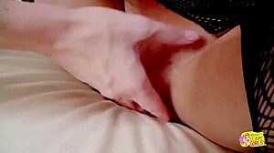 these slender lesbian babes kiss sensually but love tasting each others pussy