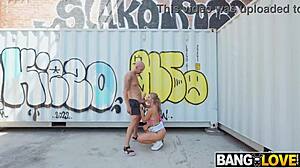 Jayla De Angelis Squirts During Rough Public Anal Riding With Potro De Bilbao Outdoors.