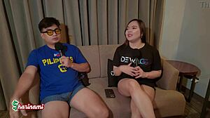 Sharinami Podcast Live Demo on Pleasing Partner with Creampie Action