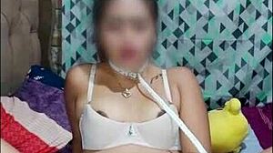 Latina Amateur Masturbates Anal Hole, Squirting and Creampieing in Intense Session.