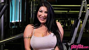 Hey, think sports ain't hot? Check this teen 18+ fitness babe! 💪