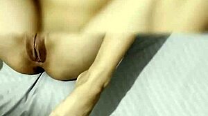 My friend licks my ass and fucks me hard till he finishes inside