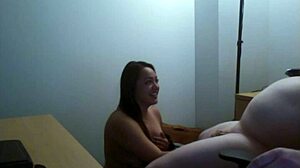 Jenny gives oral main with gagging and deepthroat!