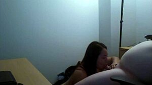 Jenny gives oral main with gagging and deepthroat!