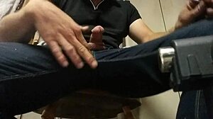 playing stiff cock solo until explosive cum