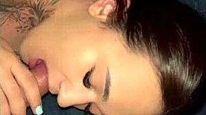 Hey, watch this naughty teen give an epic hot blowjob!