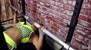 i fitness maxine x in doggystyle with monster cock