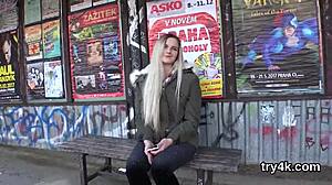 natural teen 18+ gives intense blowjob in pov, then gets her yummy twat reamed hard