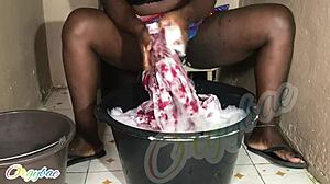 Weekend laundry routine as a housewife part 1