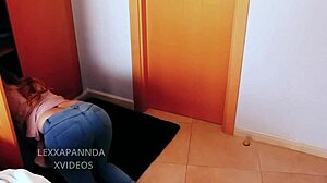 my stepsister said she never had sex without a condom, so i fucked her bent over.