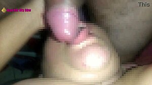 bisexual double blowjob where husband and wife suck cock together.