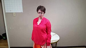 Femdom Masturbates While Roleplaying Domming Her Neighbor