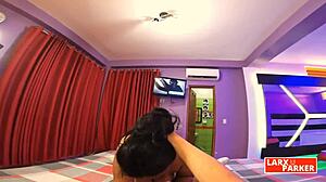 Blooper! Latina Sucks Cock in Casting but Camera Misses Angle!