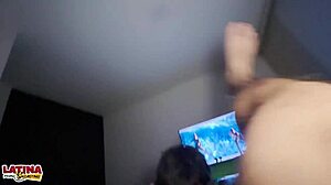 In this latina casting, the emo goth slut takes a big white cock.