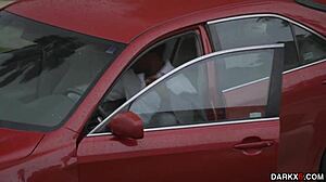 black cock rails white from behind