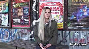 natural teen 18+ gives intense blowjob in pov, then gets her yummy twat reamed hard