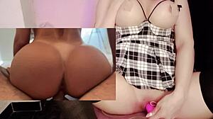 latina in bikini, her stepfather can't resist... 😏