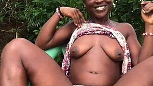 crazy bitch enjoys creampie before fucking her big dildo