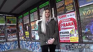 natural teen 18+ gives intense blowjob in pov, then gets her yummy twat reamed hard