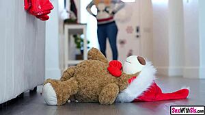 big ass petite 18+ teen 18+ has a special surprise for big dick step bro