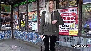 natural teen 18+ gives intense blowjob in pov, then gets her yummy twat reamed hard