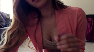 mature amateur gives blowjob and takes cum in mouth during anal fucking. Swallowing every drop.