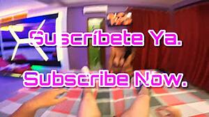 Blooper! Latina Sucks Cock in Casting but Camera Misses Angle!