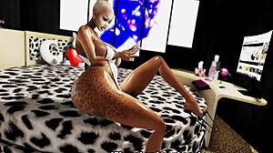 Chanel Playing Game with Big Ass