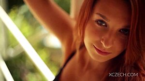 Amazing Teen Plays With Legs In Solo Masturbation!