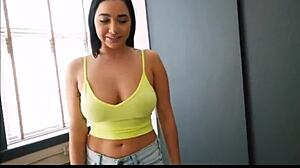 stepsistershd - natural big tits teen 18+ stepsister reveals crush on stepbrother pov