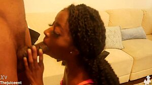 Gwacka chokes on big black cock with Kaethebrat in sloppy deepthroat