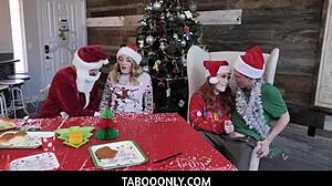Tabooonly - perv fam orgy at christmas with charlotte sins and summer hart