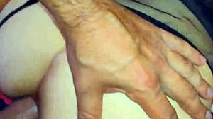 beautiful fitness milf bends over for anal!!