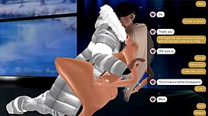 lianamiller201 gets cuckolded in imvu sex scene. old ass action with emojis 😈