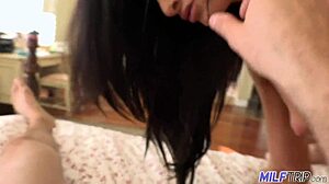 Milf Hottie Fingers Her Ass While Getting Fucked