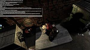 Intense Fucking with Prostitute in Hotel Corner on Roblox.