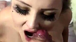 professional oral sex style with facial finish