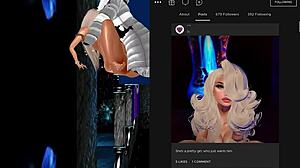 lianamiller201 gets cuckolded in imvu sex scene. old ass action with emojis 😈