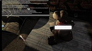 Intense Fucking with Prostitute in Hotel Corner on Roblox.