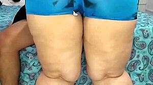 Curvy Mature Shaking Big Ass in Intense Oral!